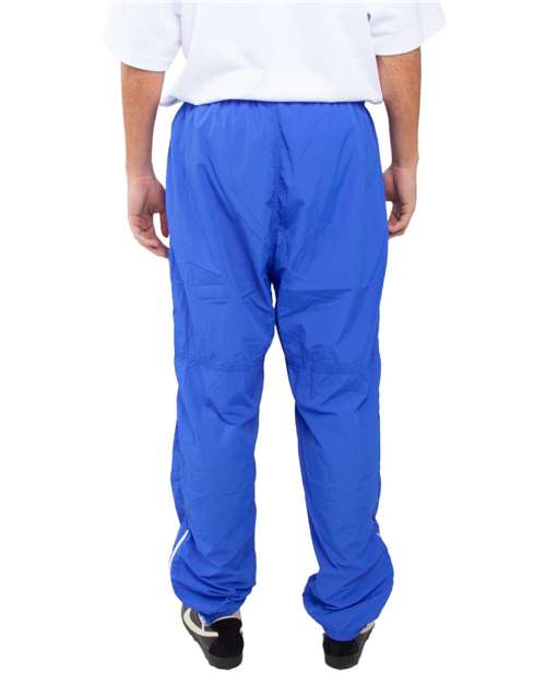 Unisex Nylon Track Pants - Royal Back