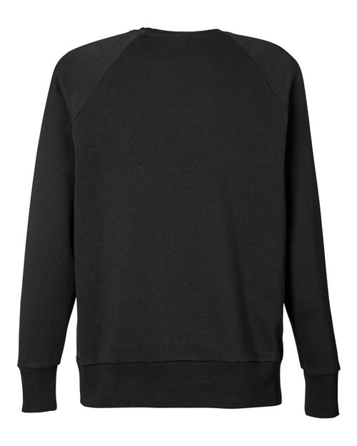 Women's Rival Fleece Crewneck Sweatshirt - Black/ White Back