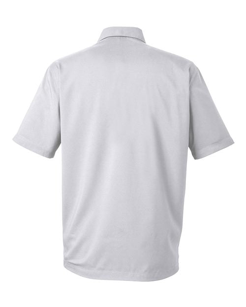 Men's Motivate Coach Woven Shirt - Halo Grey/ Steel Grey Back