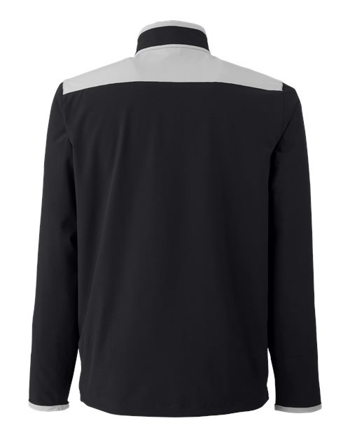 Men's Motivate 3.0 Quarter-Zip Pullover - Black/ Mod Grey/ White Back