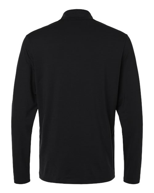 Men's Textured Stripe Quarter-Zip Pullover - Black Back