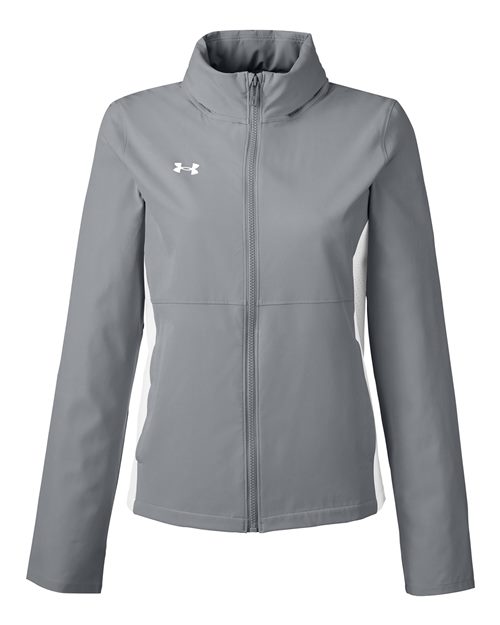 Women's Rival Stretch Jacket - Mod Grey/ White Front