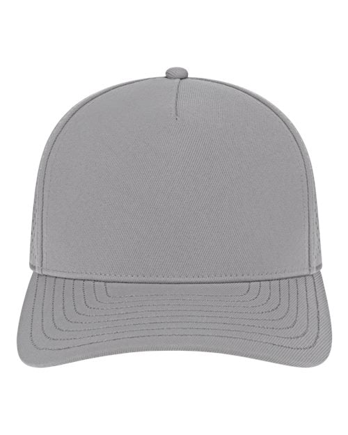 CAP AMERICA Premium Water-Resistant Perforated Cap - Silver Front