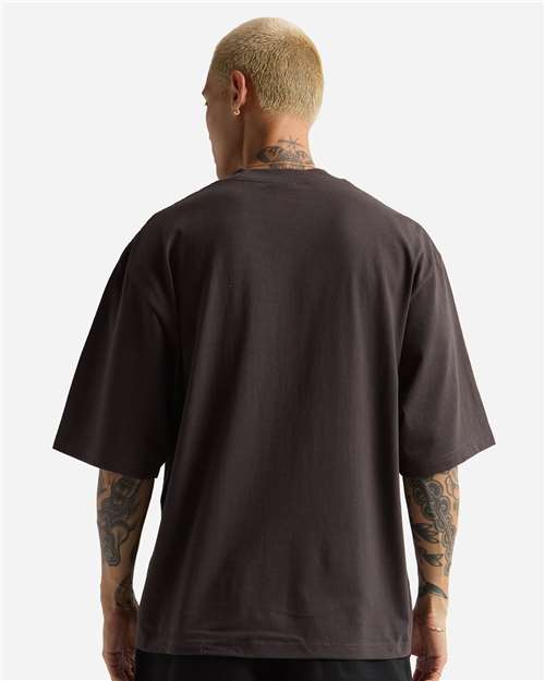 Unisex Max Heavyweight Oversized T-Shirt - Off Black Back