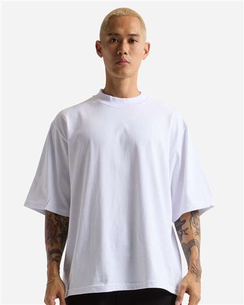 Unisex Max Heavyweight Oversized T-Shirt - White Front