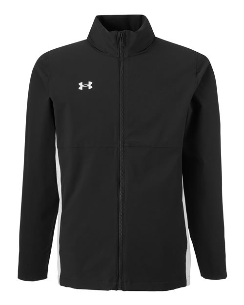 Men's Rival Stretch Jacket - Black/ White Front
