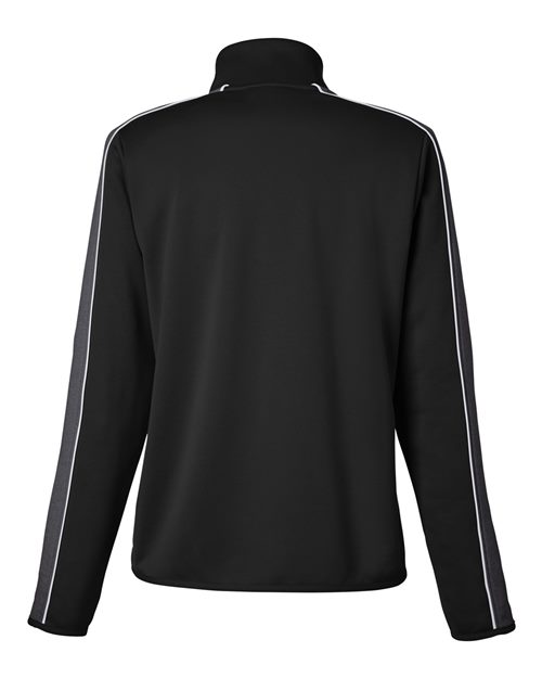 Women's Command 2.0 Quarter-Zip Pullover - Black/ White Back
