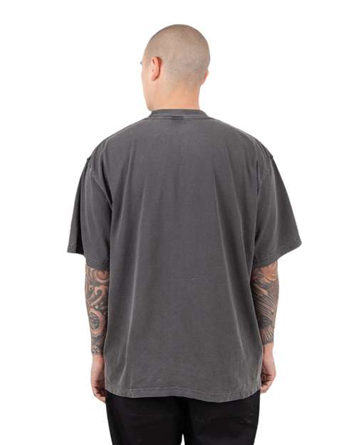 Unisex Garment-Dyed Reverse T-Shirt - Shadow Back