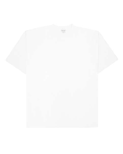 Unisex Garment-Dyed Reverse T-Shirt - White Front