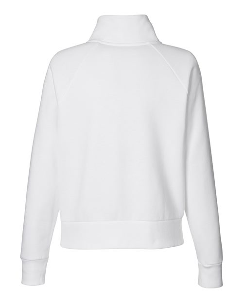 Women's Rival Fleece Half-Zip Pullover - White/ Black Back