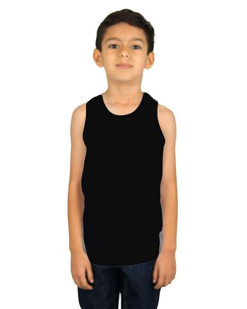 Youth Tank - Black Front