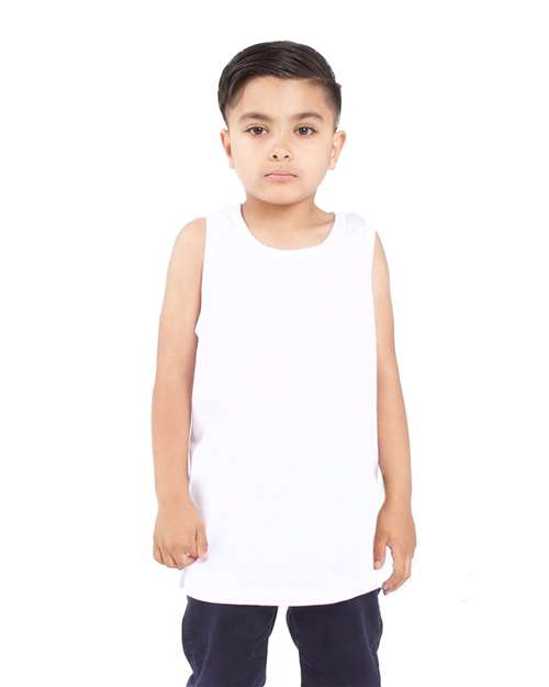 Youth Tank - White Front