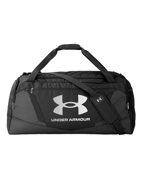 Undeniable 5.0 LG Duffel Bag - Black/ Metallic Silver Front
