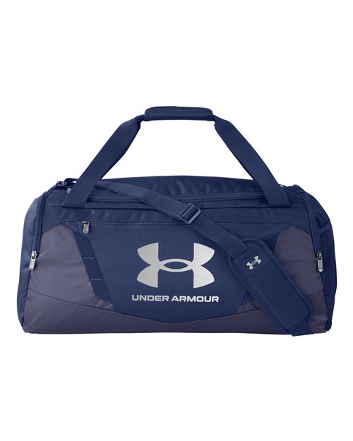 Undeniable 5.0 MD Duffel Bag - Midnight Navy/ Metallic Silver Front