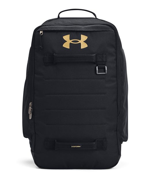 Contain Laptop Backpack 2.0 - Black/ MT Gold Front