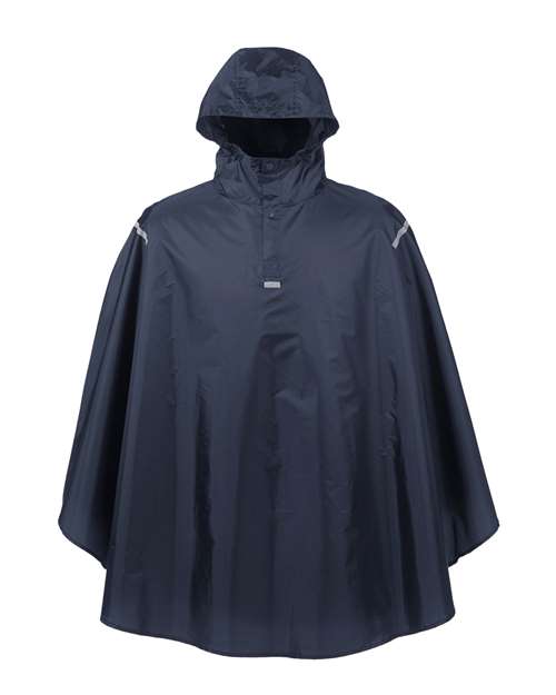 Unisex Zone Protect Packable Poncho - Sport Dark Navy Front