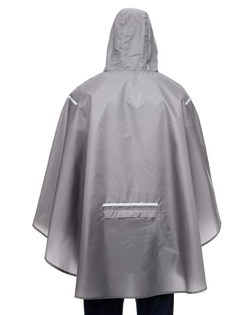 Unisex Zone Protect Packable Poncho - Sport Graphite Back