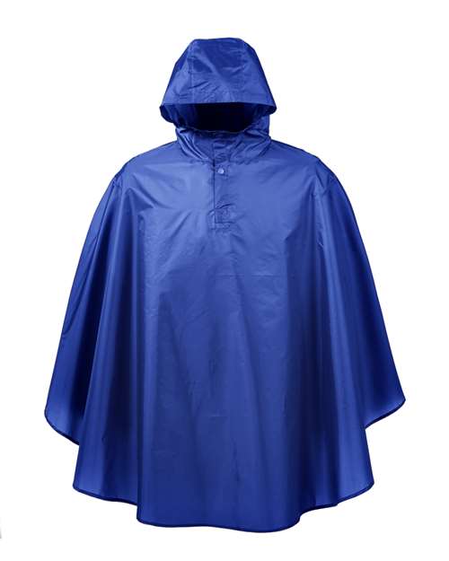 Unisex Zone Protect Packable Poncho - Sport Royal Front