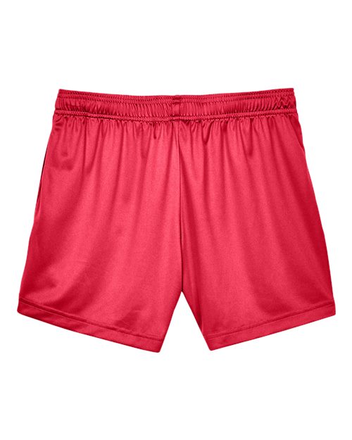 Women's Zone Performance Shorts - Sport Red Back