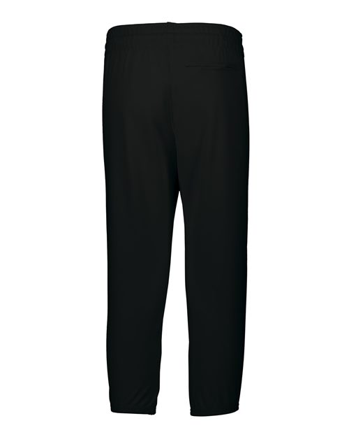 Youth Gamer Pull-Up Baseball Pants - Black Back
