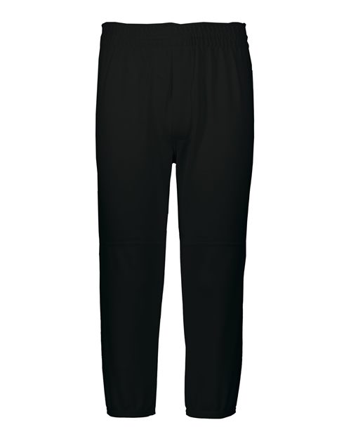 Youth Gamer Pull-Up Baseball Pants - Black Front