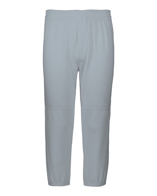 Youth Gamer Pull-Up Baseball Pants - Blue Grey Front