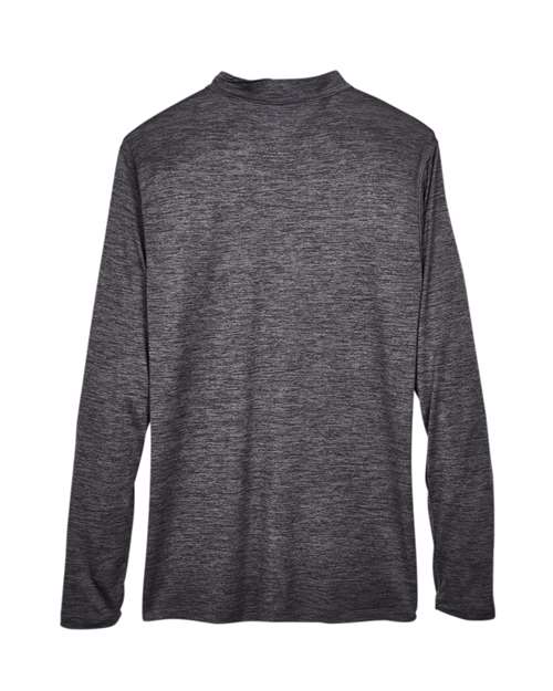 Men's Kinetic Performance Quarter-Zip Pullover - Carbon/ Black Back