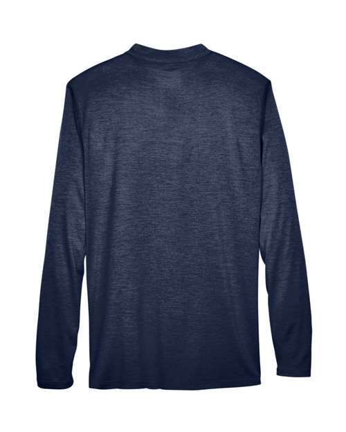 Men's Kinetic Performance Quarter-Zip Pullover - Classic Navy Heather/ Carbon Back