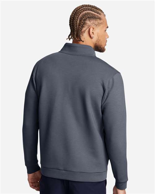 Men's Drive Midlayer Quarter-Zip Pullover - DWNPR Grey/ Black Back