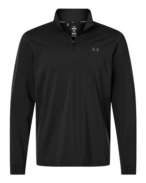 Men's Drive Quarter-Zip Pullover - Black/ Castlerock Front