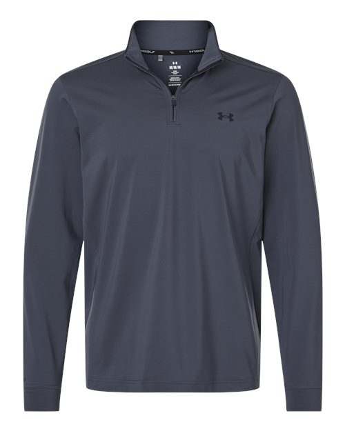 Men's Drive Quarter-Zip Pullover - Downpour Grey/ Midnight Navy Front