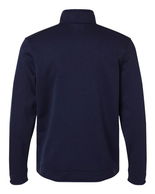 Men's Storm Sweater Fleece Quarter-Zip Pullover - Midnight Navy/ White Back