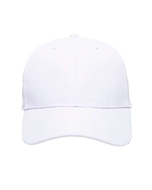 Solid Back Cap - White Front