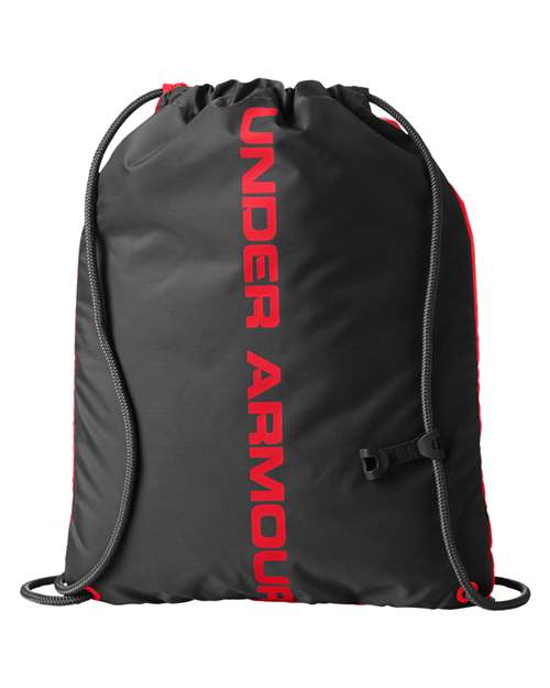 Ozsee Sackpack Drawstring Bag - Red/ Red Back