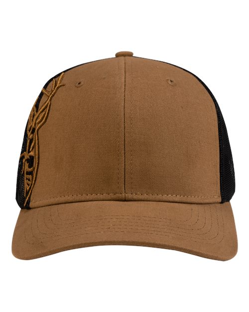 3D Buck Pro Cap - Saddle Mesh Front