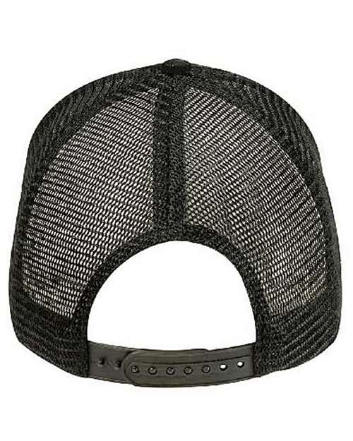Eco Trucker Cap - Black/ Black Back