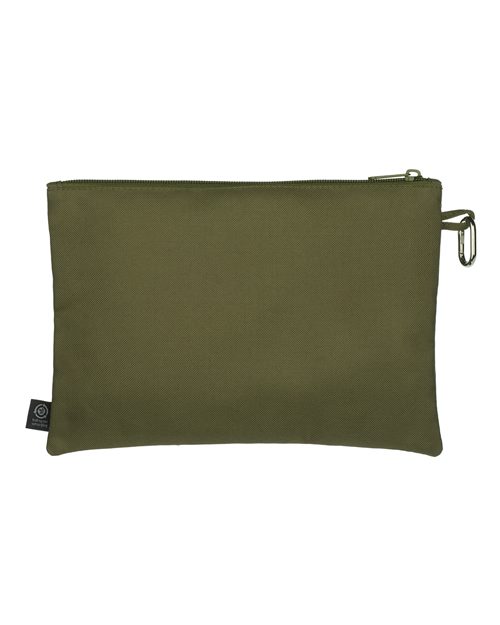 Grove Go-Go Pouch With Carabiner - Olive Back