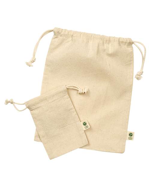 Reusable Gift Bags - Natural Front
