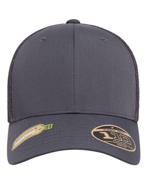 Flexfit 110® Recycled Mesh Cap - Charcoal Front
