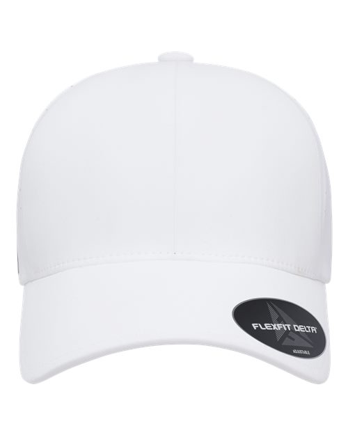 Delta® Snapback Perforated Cap - White Front