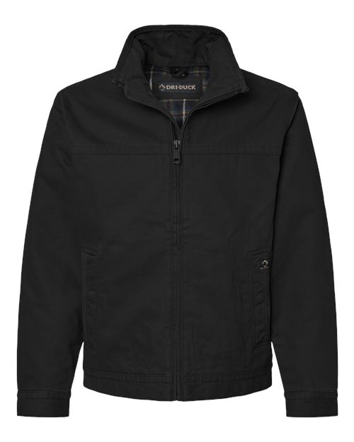 Men's Tall Maverick Boulder Cloth™ Jacket with Blanket Lining - Black Front