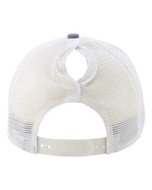 Women's Modern Trucker Cap - Violet/ White Back