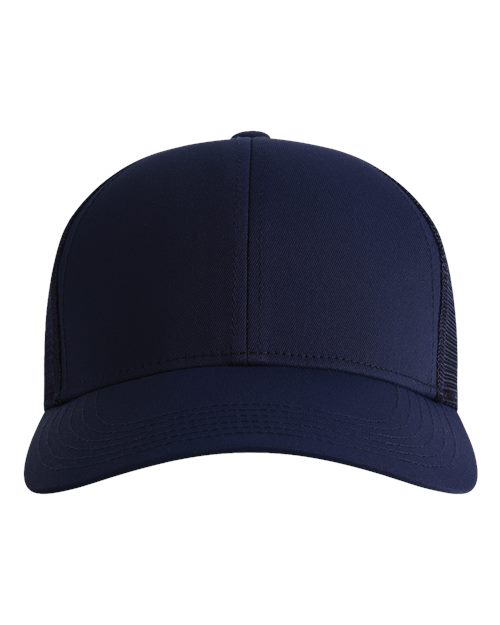 The Whitaker Mesh Cap - Dark Blue Front