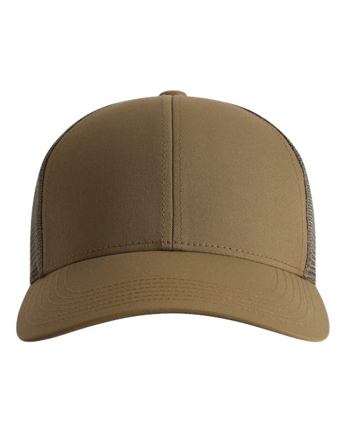 The Whitaker Mesh Cap - Khaki Front
