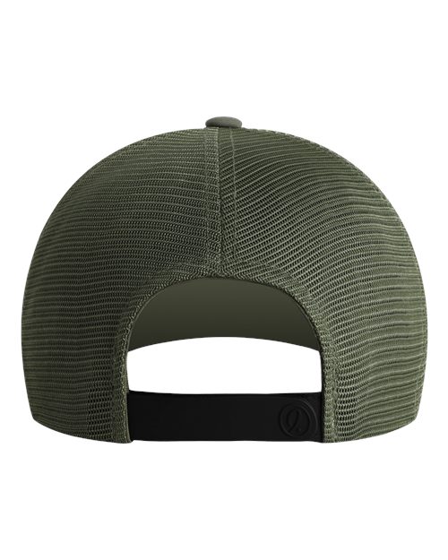The Whitaker Mesh Cap - Meadow Green Back