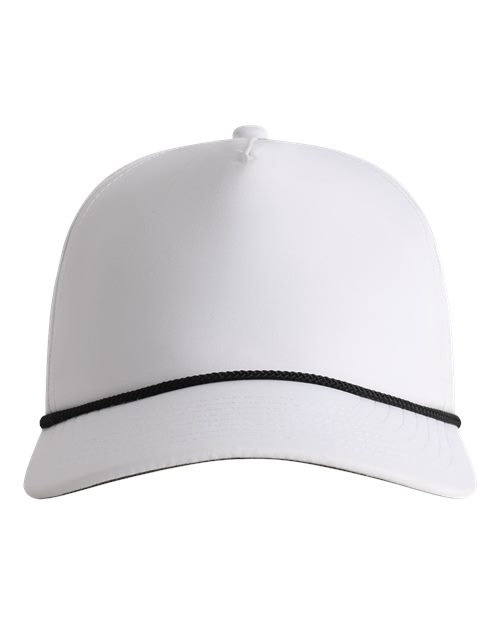 The Harrison Cap - White/ Black Front