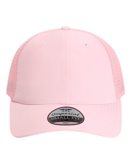The Hinsen Mesh Back Cap - Light Pink Front