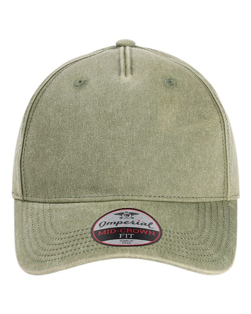 The Gambit Cap - Olive Green Front