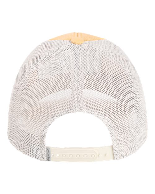 The Gambit Mesh Back Cap - Apricot/ Stone Back