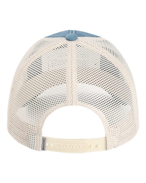 The Gambit Mesh Back Cap - Breaker Blue/ Stone Back